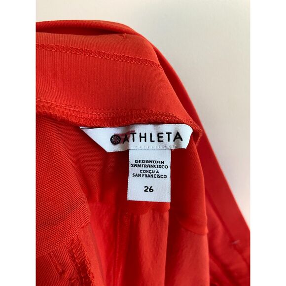 ATHLETA Trekkie North Jogger SIZE 26 Bright Orange - Picture 4 of 7